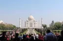 Taj Mahal with Tempo Traveller jpg