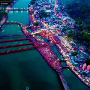 haridwar in night