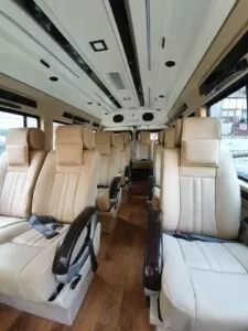 luxury 9 seater tempo traveller